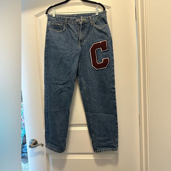 CARMAR FELT LOGO JEANS - Picture 2 of 7